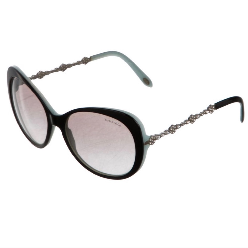 Tiffany & Co Gradient Blue Black Sunglasses